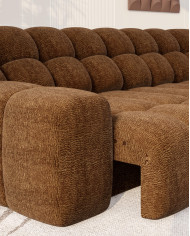 Narożnik Campile L, elektrycznie wysuwane siedzisko, WERSAL