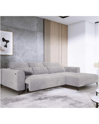 Narożnik Diego S, elektrycznie wysuwane siedzisko, WERSAL