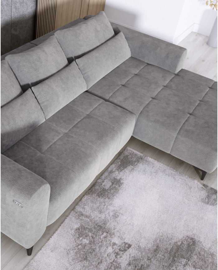 Narożnik Diego S, elektrycznie wysuwane siedzisko, WERSAL