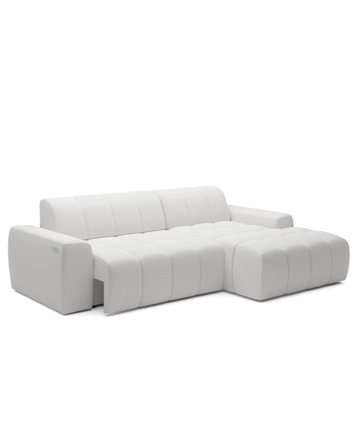 Narożnik Fabio S, elektrycznie wysuwane siedzisko, WERSAL