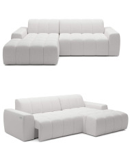 Narożnik Fabio S, elektrycznie wysuwane siedzisko, WERSAL