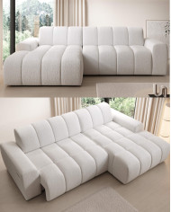 Narożnik Fabio S, elektrycznie wysuwane siedzisko, WERSAL