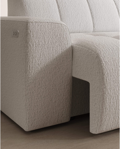 Narożnik Fabio S, elektrycznie wysuwane siedzisko, WERSAL