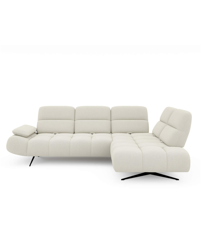 Narożnik Falcao L, przestawne oparcia x 5, regulowany podłokietnik, Wersal