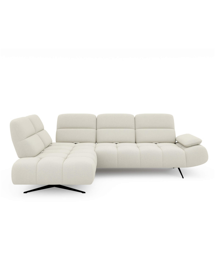 Narożnik Falcao L, przestawne oparcia x 5, regulowany podłokietnik, Wersal