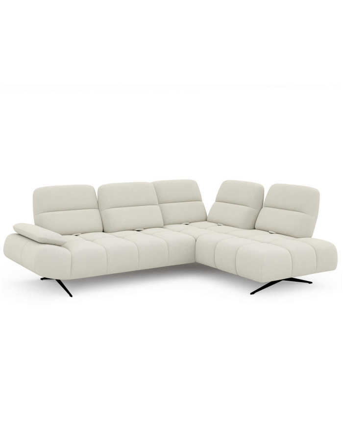 Narożnik Falcao L, przestawne oparcia x 5, regulowany podłokietnik, Wersal