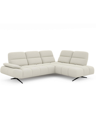 Narożnik Falcao L, przestawne oparcia x 5, regulowany podłokietnik, Wersal