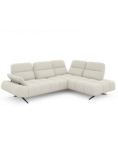 Narożnik Falcao L, przestawne oparcia x 5, regulowany podłokietnik, Wersal