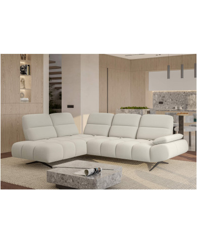 Narożnik Falcao L, przestawne oparcia x 5, regulowany podłokietnik, Wersal