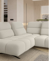 Narożnik Falcao L, przestawne oparcia x 5, regulowany podłokietnik, Wersal