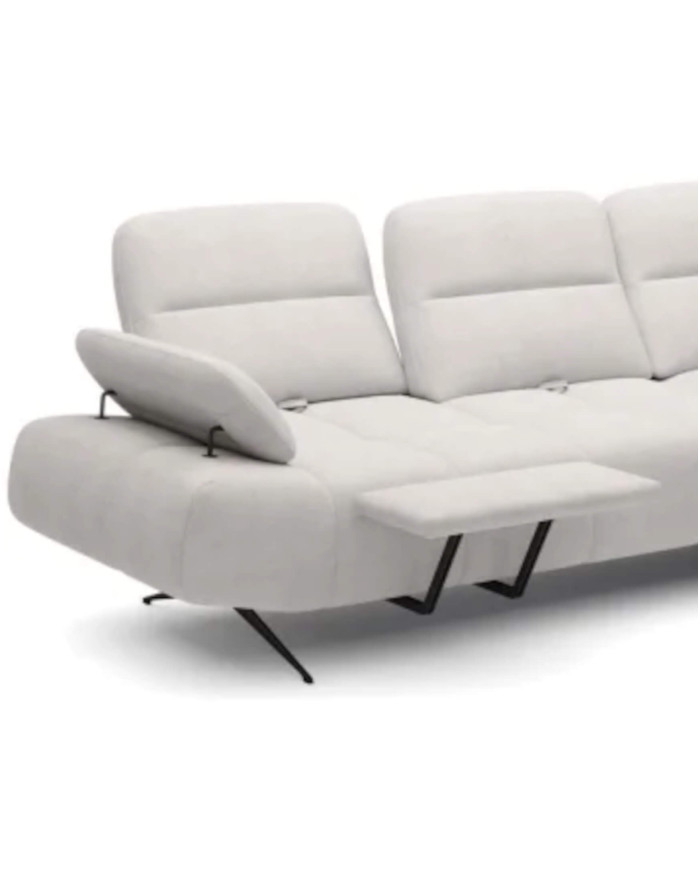 Narożnik Falcao L, przestawne oparcia x 5, regulowany podłokietnik, Wersal