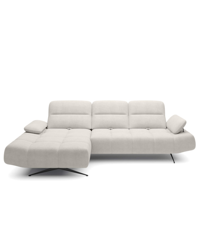 Narożnik Falcao S, przestawne oparcia x 3, regulowane podłokietniki, Wersal