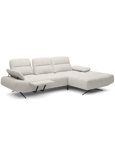 Narożnik Falcao S, przestawne oparcia x 3, regulowane podłokietniki, Wersal