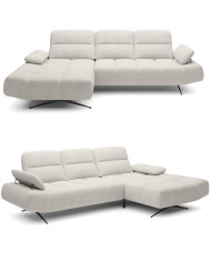 Narożnik Falcao S, przestawne oparcia x 3, regulowane podłokietniki, Wersal