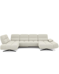 Narożnik Falcao XL, przestawne oparcia x 6, regulowany podłokietnik, Wersal