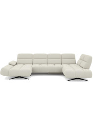 Narożnik Falcao XL, przestawne oparcia x 6, regulowany podłokietnik, Wersal