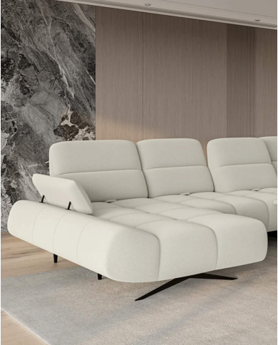 Narożnik Falcao XL, przestawne oparcia x 6, regulowany podłokietnik, Wersal