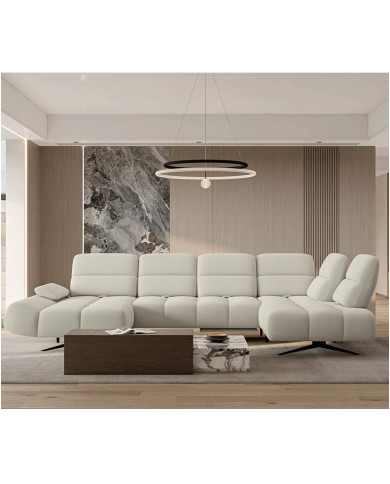 Narożnik Falcao XL, przestawne oparcia x 6, regulowany podłokietnik, Wersal