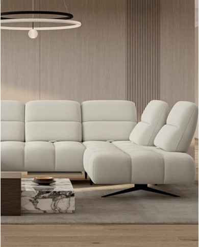 Narożnik Falcao XL, przestawne oparcia x 6, regulowany podłokietnik, Wersal