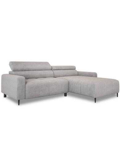 Narożnik Fly S, elektrycznie wysuwane siedzisko, regulowane zagłówki, Wersal