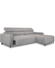 Narożnik Fly S, elektrycznie wysuwane siedzisko, regulowane zagłówki, Wersal