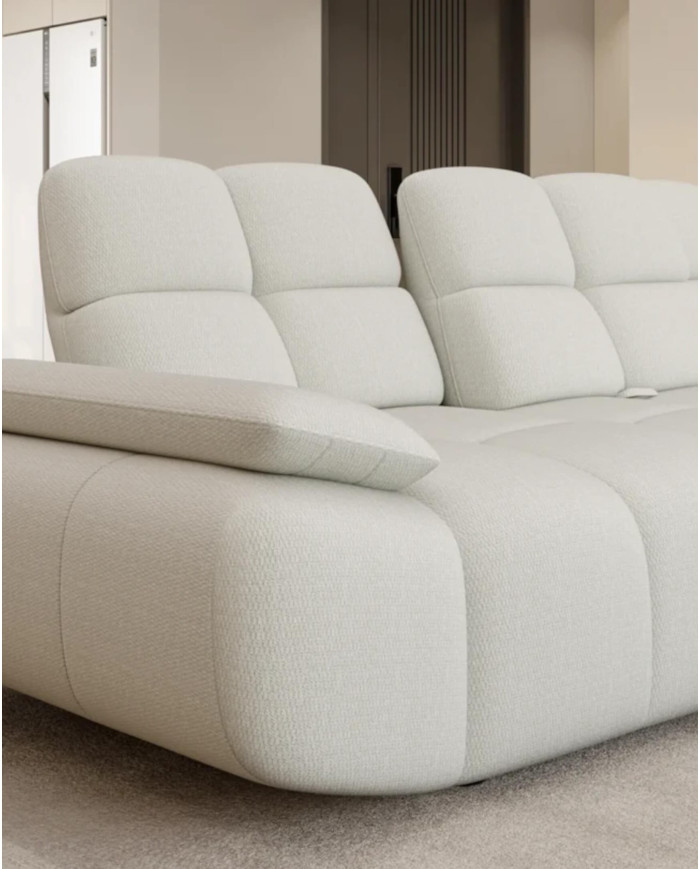 Narożnik Gamba L, przestawne oparcia x 5, regulowany podłokietnik, Wersal