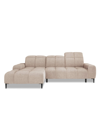 Narożnik Giovanni S, elektrycznie wysuwane siedzisko, regulowane zagłówki, Wersal