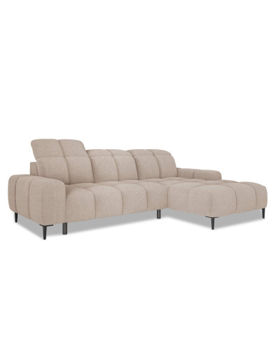 Narożnik Giovanni S, elektrycznie wysuwane siedzisko, regulowane zagłówki, Wersal