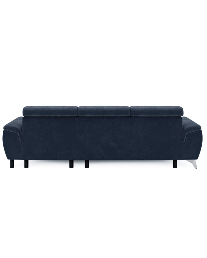 Narożnik Lugano S, funkcja spania, pojemnik, regulowane zagłówki, Wersal