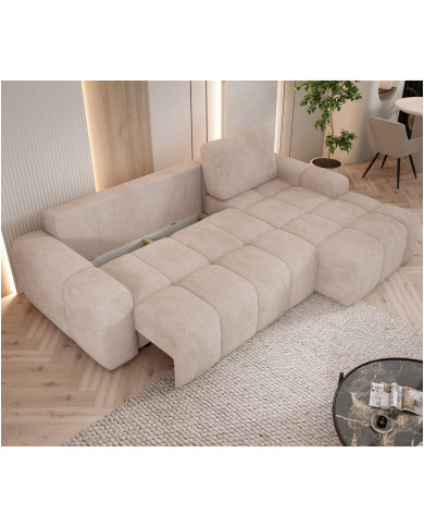 Narożnik Mailo S, funkcja spania, pojemnik, Wersal