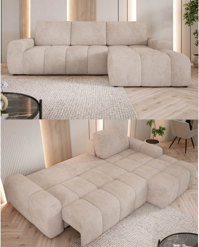 Narożnik Mailo S, funkcja spania, pojemnik, Wersal