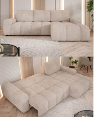 Narożnik Mailo S, funkcja spania, pojemnik, Wersal