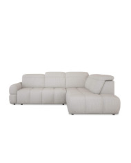 Narożnik Mateo L, funkcja spania, elektryczny wysuw siedziska, pojemnik, regulowane zagłówki, Wersal