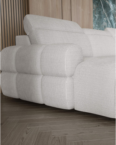 Narożnik Mateo XL, funkcja spania, elektrycznie wysuwane siedzisko, regulowane zagłówki, Wersal