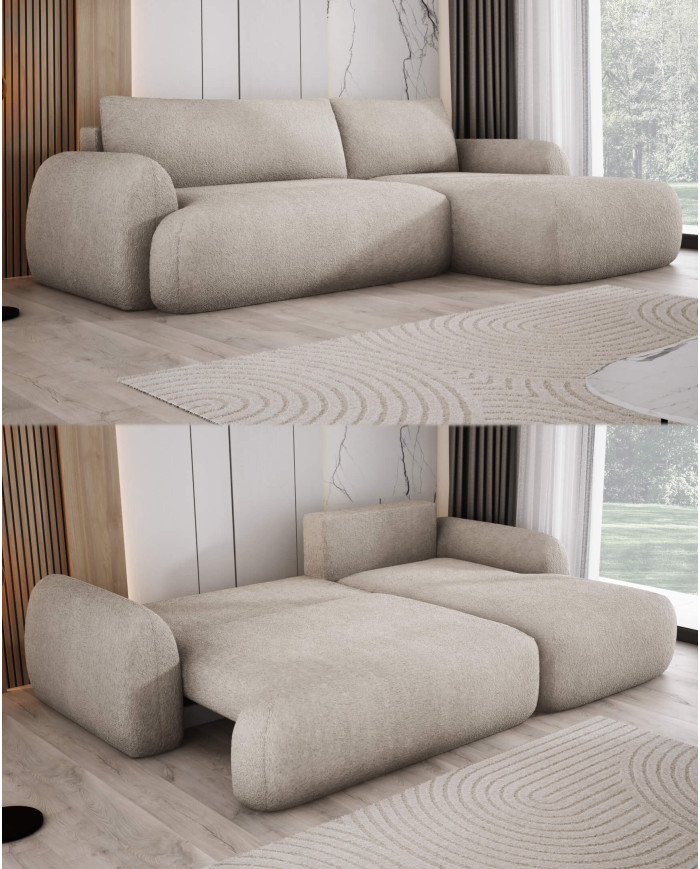 Narożnik Mondi S, funkcja spania, pojemnik, Wersal