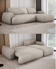 Narożnik Mondi S, funkcja spania, pojemnik, Wersal