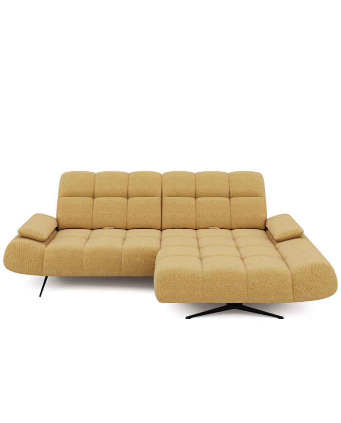 Narożnik Moreno S, przestawne manualnie oparcia, regulowane podłokietniki, Wersal