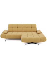 Narożnik Moreno S, przestawne manualnie oparcia, regulowane podłokietniki, Wersal