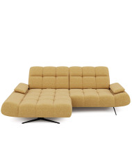 Narożnik Moreno S, przestawne manualnie oparcia, regulowane podłokietniki, Wersal