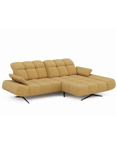 Narożnik Moreno S, przestawne manualnie oparcia, regulowane podłokietniki, Wersal