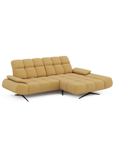 Narożnik Moreno S, przestawne manualnie oparcia, regulowane podłokietniki, Wersal