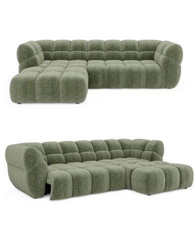 Narożnik Phantom, elektrycznie wysuwane siedzisko, Wersal