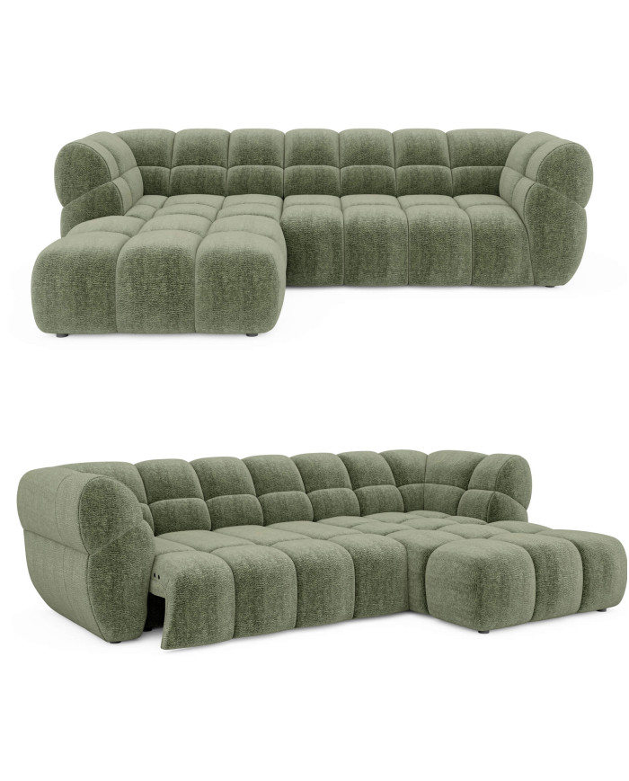 Narożnik Phantom, elektrycznie wysuwane siedzisko, Wersal