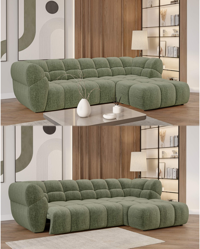 Narożnik Phantom, elektrycznie wysuwane siedzisko, Wersal