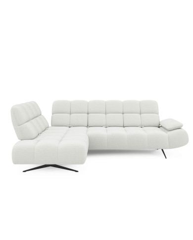 Narożnik Prado L, przestawne oparcia x 5, regulowany podłokietnik, Wersal