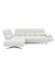 Narożnik Prado L, przestawne oparcia x 5, regulowany podłokietnik, Wersal