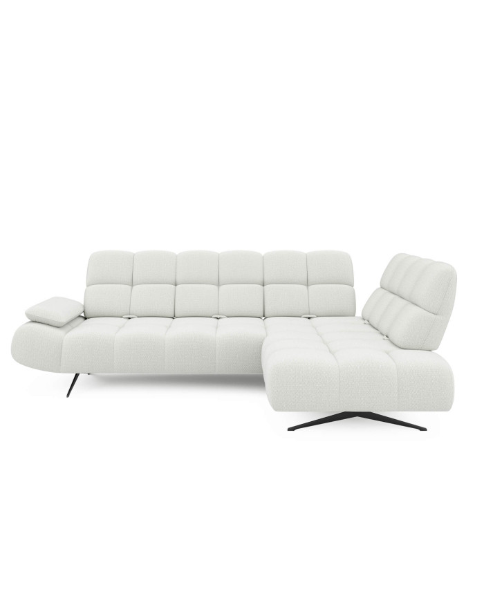 Narożnik Prado L, przestawne oparcia x 5, regulowany podłokietnik, Wersal