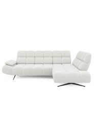 Narożnik Prado L, przestawne oparcia x 5, regulowany podłokietnik, Wersal