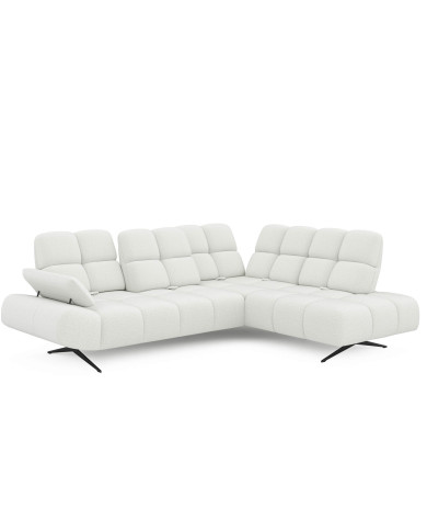 Narożnik Prado L, przestawne oparcia x 5, regulowany podłokietnik, Wersal