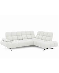 Narożnik Prado L, przestawne oparcia x 5, regulowany podłokietnik, Wersal